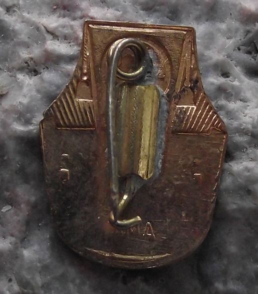 Vintage Leningrad St Petersburg Smolny Institute Lenin Soviet Union Flag Badge - Badgecrazy