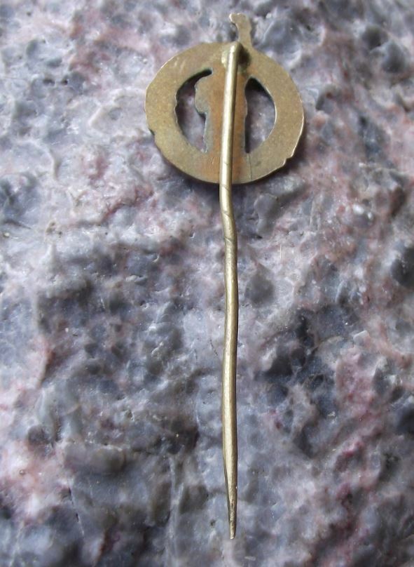 Antique Statue of Liberty Czech Society of Friends Expats USA America Pin Badge - Badgecrazy