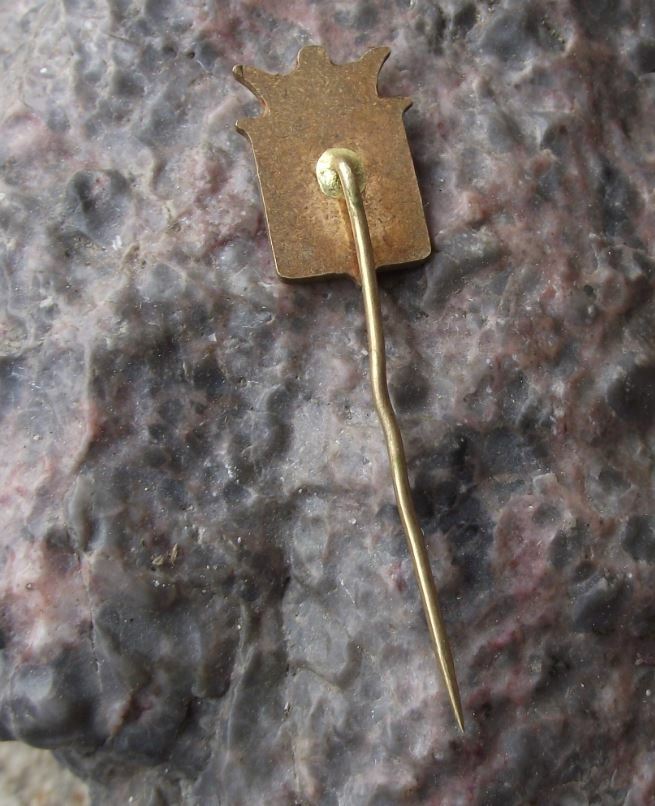 Antique AP Antonin Petrof Pianos Czech Piano Makers Company Logo Pin Badge - Badgecrazy