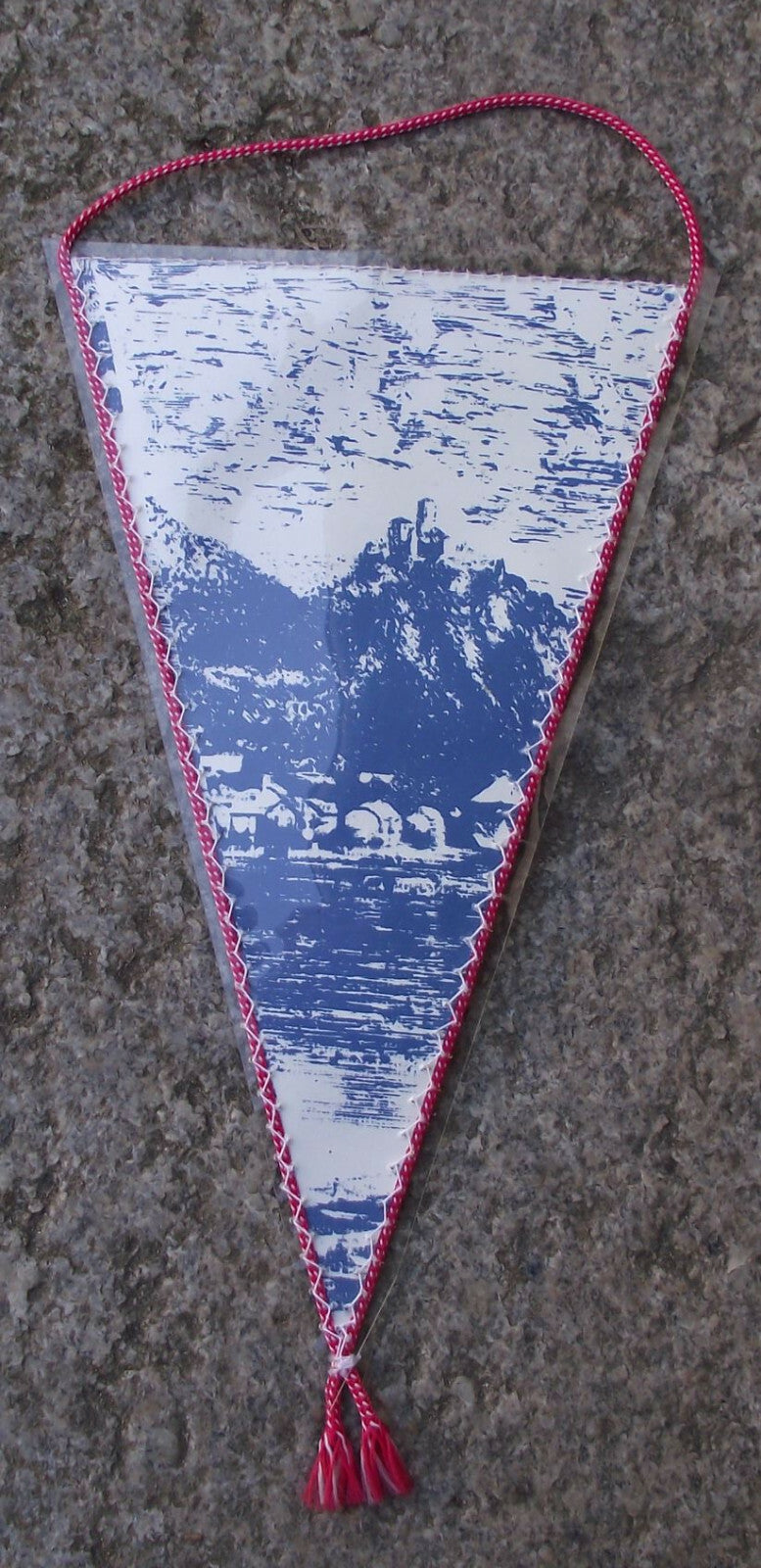 Vintage Red Star Usti nad Labem Ruda Hvezda Football Sports Club Pennant Flag - Badgecrazy