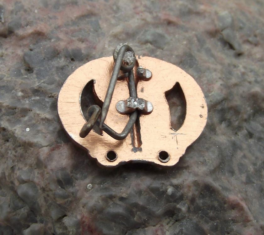 Antique DTSB East German DDR GDR Central Sports Performance Gold Pin Badge - Badgecrazy