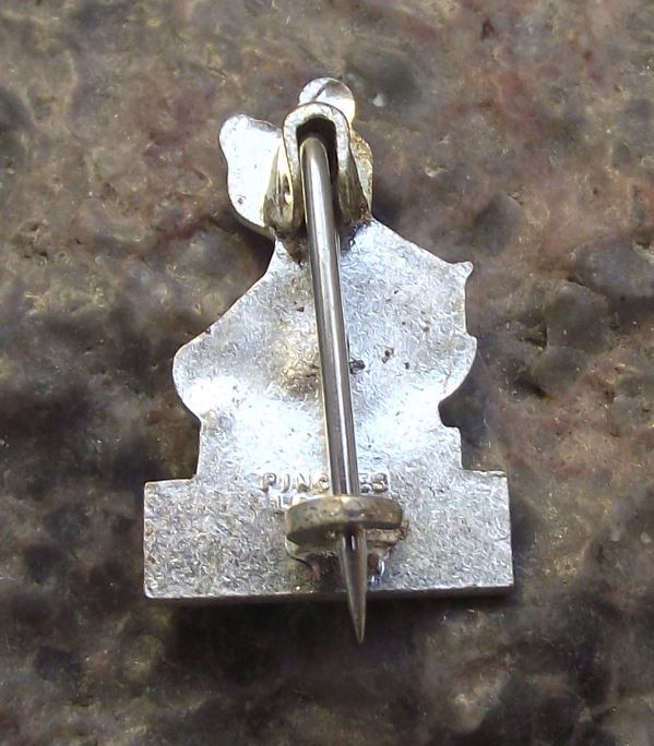 1960s International Dancing Masters Association IDMA Dance Ballroom Pin Badge