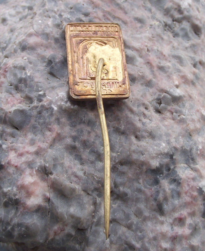 1964 Czech All State Meeting of Laboratory Biochemists Science Meeting Pin Badge - Badgecrazy