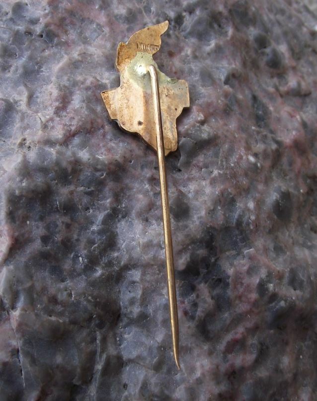 Antique Tokoz Fishing Reels Czechoslovakia Carp Fish Logo Angling Pin Badge - Badgecrazy