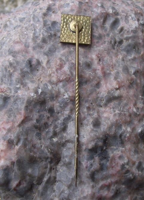 Vintage LOS Vibromax Rollers Compactors Losenhausenwerk AG Germany Pin Badge - Badgecrazy