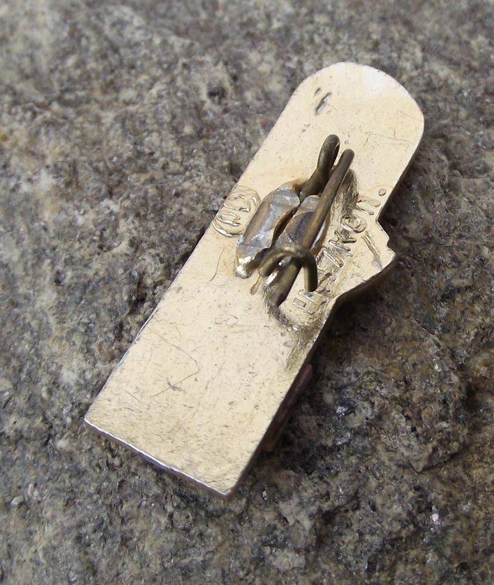 1950 Pavel Petrovich Bazhov Russian Writer Author Soviet Union Pin Badge