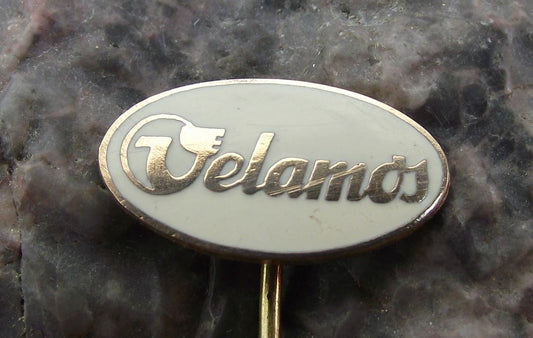 Vintage Velamos Bicycle Motorbike Works Oval Logo Cycle Bike Cycling Pin Badge - Badgecrazy