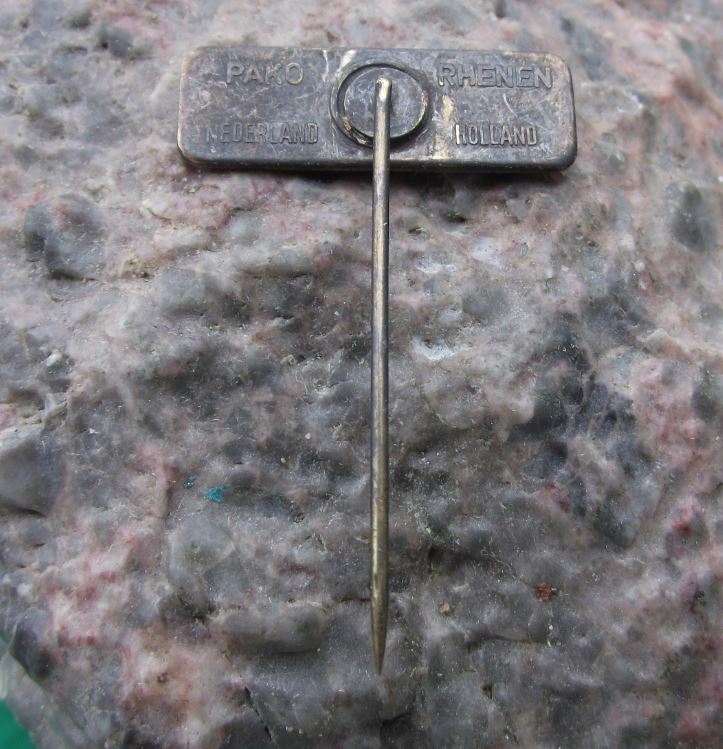 Antique Holland Dutch Netherlands Lion Emblem National Flag Pin Badge - Badgecrazy