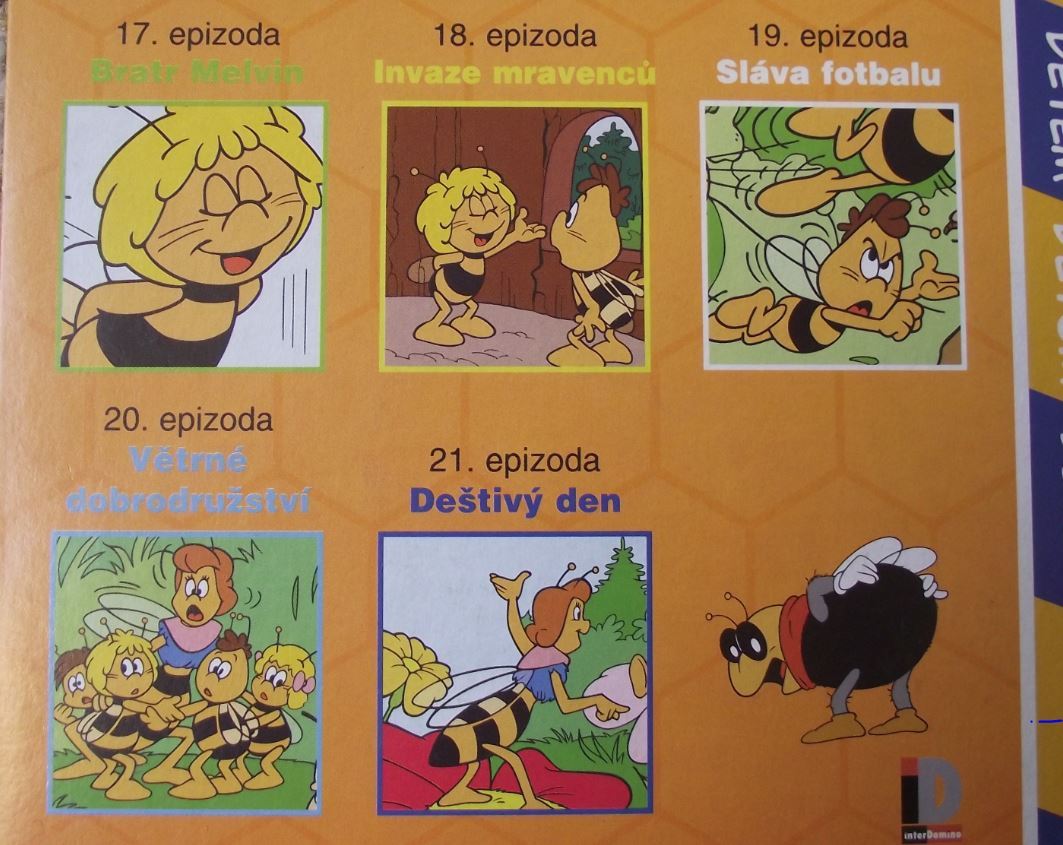 1975 Original & Best Animated Cartoon Vcelka Beine Maja Maya the Bee Episode 5 - Badgecrazy