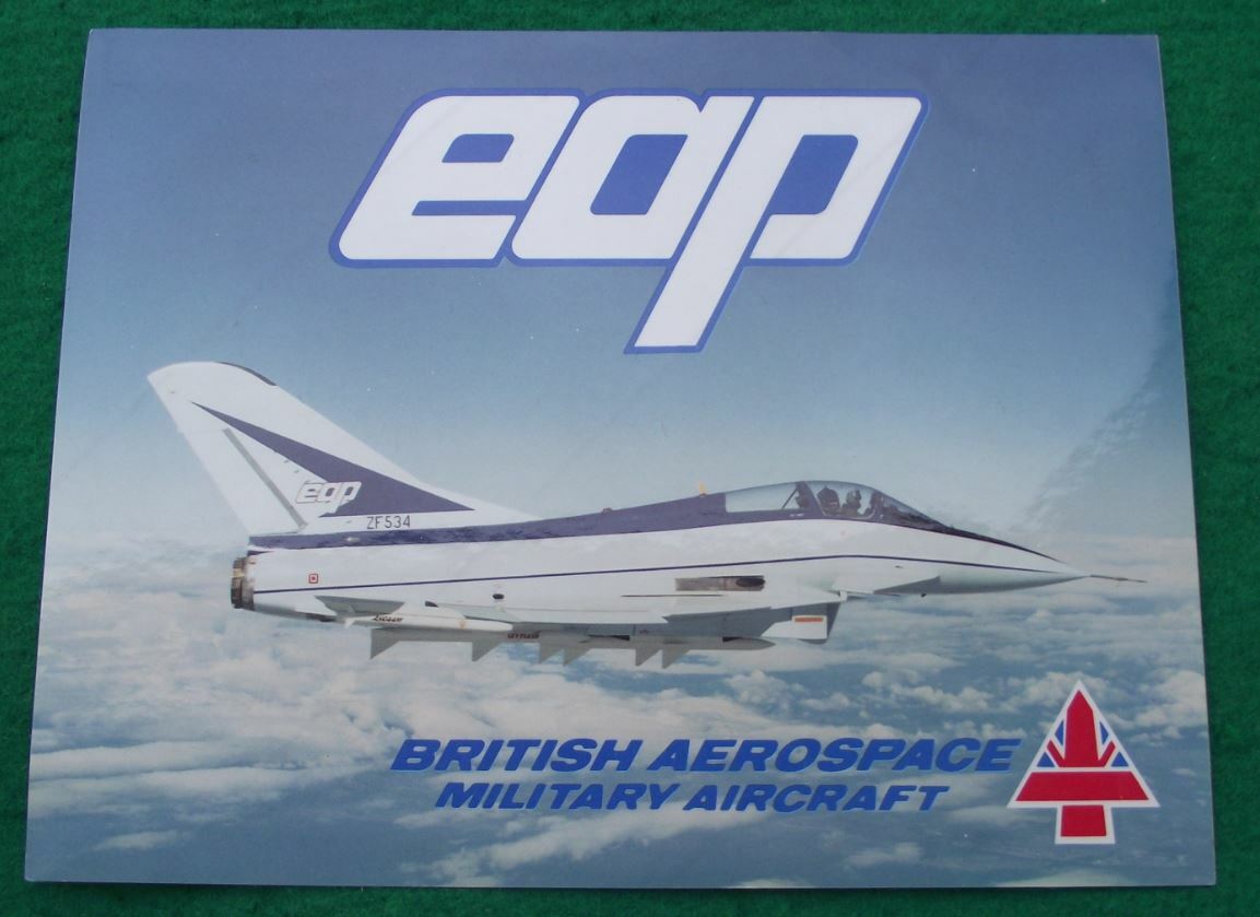 1986 British Aerospace EAP Experimental Combat Aircraft Programme Sticker Decal