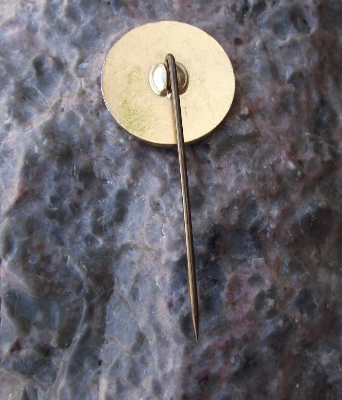 Antique Byk Guldenwerke AG Germany Pharmacutical Chemicals Pin Badge - Badgecrazy