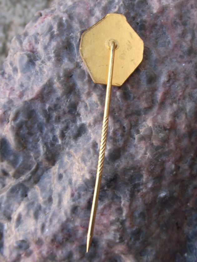 Rheinland Shooting German Defence Association Gold Gun Pistol Award Pin Badge - Badgecrazy