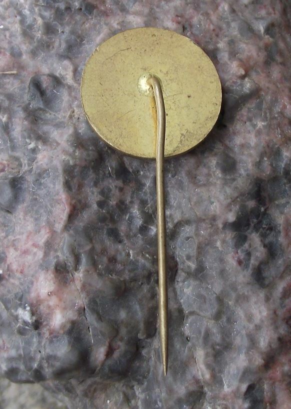 Vintage ZKL Metal Ball Bearing Company of Czechoslovakia Engineering Pin Badge