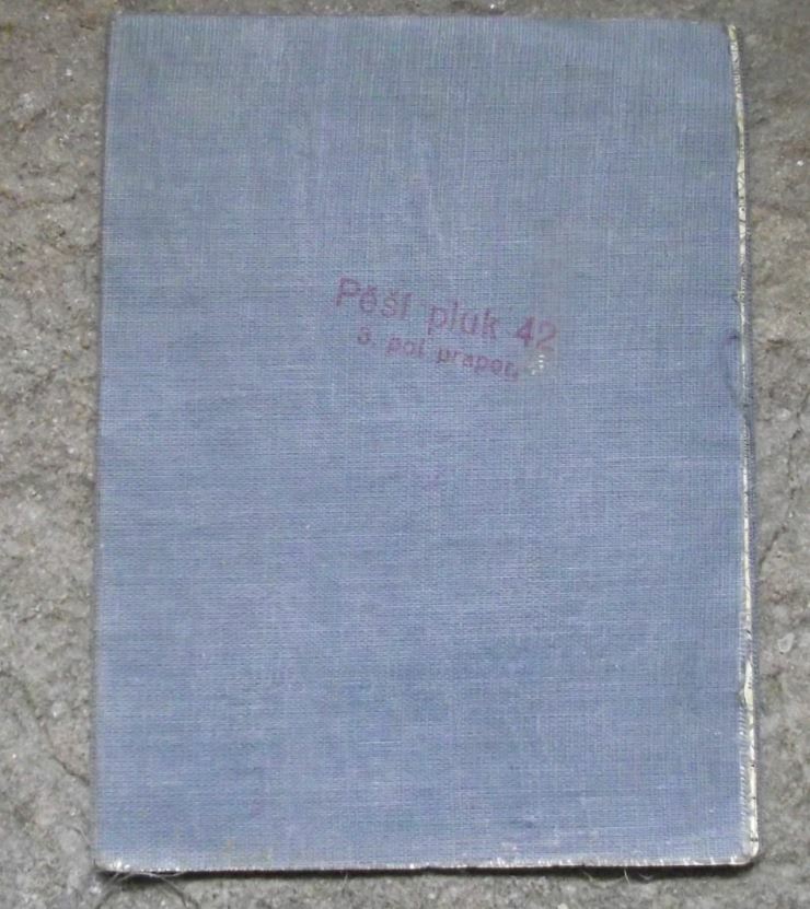 1926 Czechoslovakia Dresden Military Map Army 42nd Field Battalion Canvas Backed