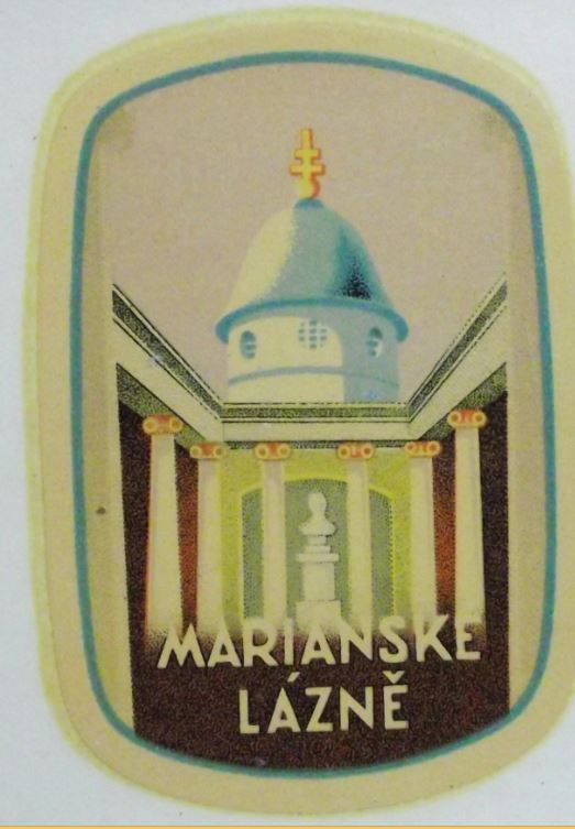 Antique Marianske Lazne Marienbad World Famous Spa Health Resort Decal Sticker - Badgecrazy