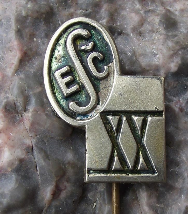 1939 ESC Czechoslovakia Electronics Engineers Association Anniversary Pin Badge