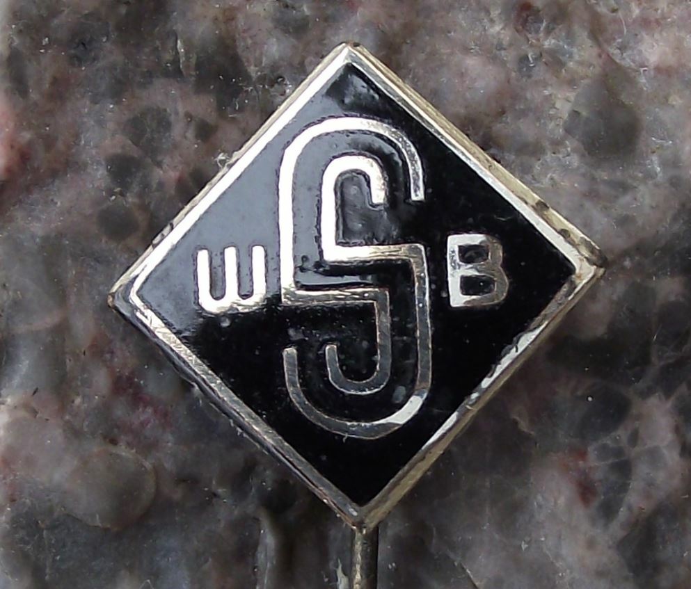 Vintage WSB WSSB Werk fur Signal Sicherungstechnik DDR GDR Germany Pin Badge