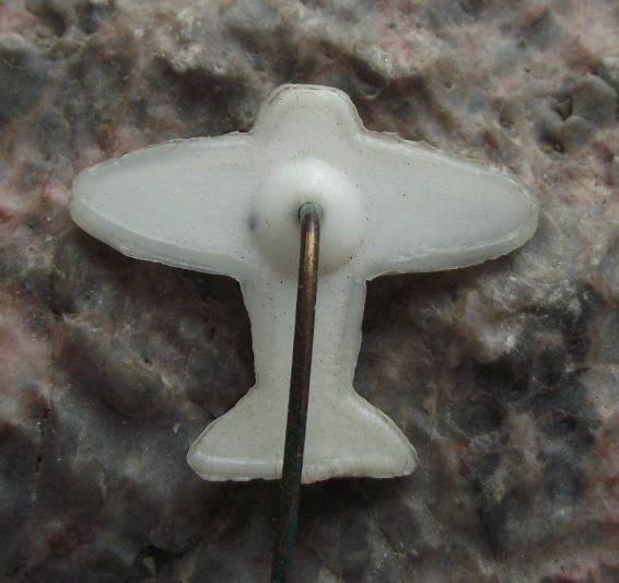 Antique 1950's Pilots Tally Ho Successful Flight Wish Cry Aircraft Pin Badge - Badgecrazy