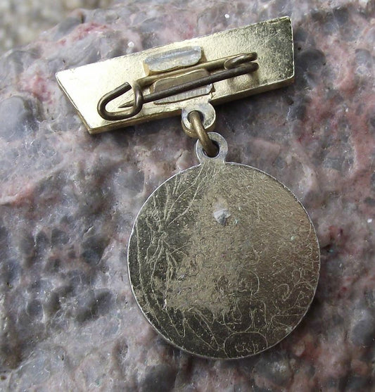 1959 FDJ Rostock Freie Deutsche Jugend DDR VI 6th Parliament Medal Pin Badge - Badgecrazy