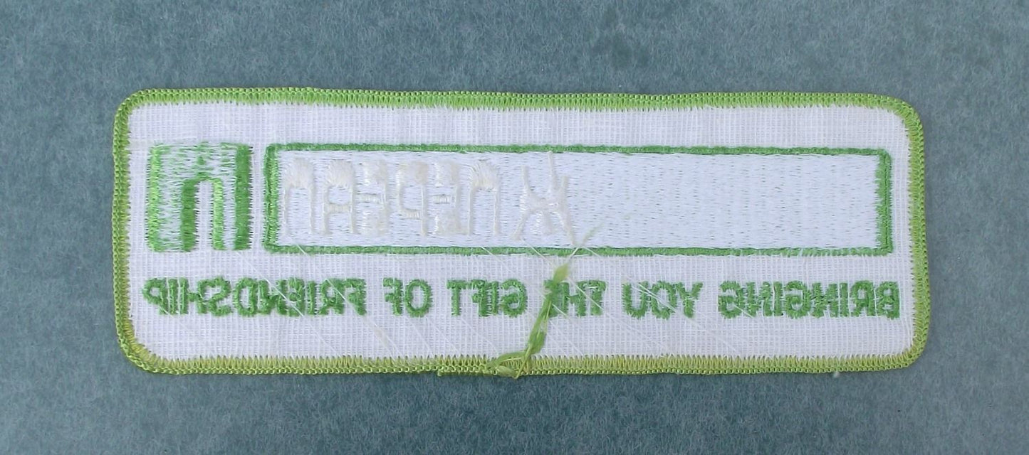 1980s Nepean City Ontario Canada The Gift of Friendship Sew on Clothes Patch - Badgecrazy