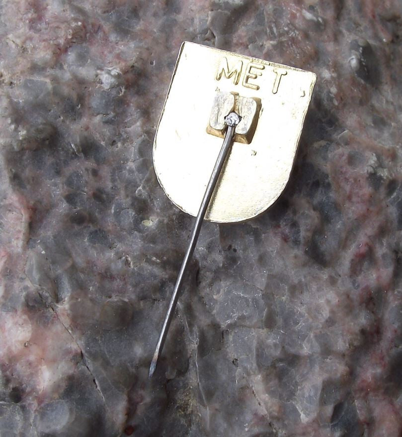 Vintage Kolobrzeg Polish City Poland Heraldic Crest Coat of Arms Pin Badge - Badgecrazy