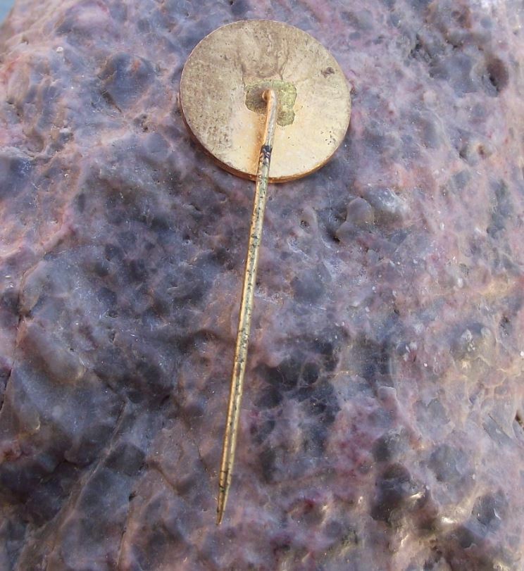 Oslov 1941 - 1945 Czechoslovakia Village War Memorial Rose Barbed Wire Pin Badge - Badgecrazy