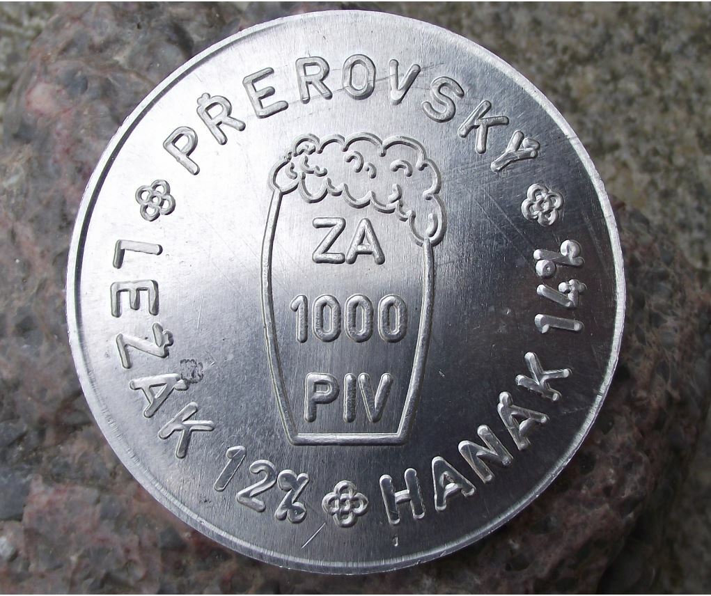 Antique Czech Pivovar Prerov 1872 1000 Beers Award Beer Brewery Medallion - Badgecrazy