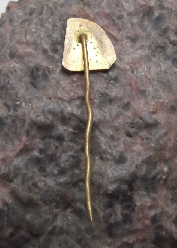 Antique Svus Microscopes Laboratory Equipment Optical Lens Company Pin Badge - Badgecrazy
