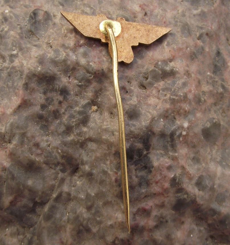 Antique Winged M Logo Safety Match Maker Matchboxes Czechoslovakia Pin Badge - Badgecrazy