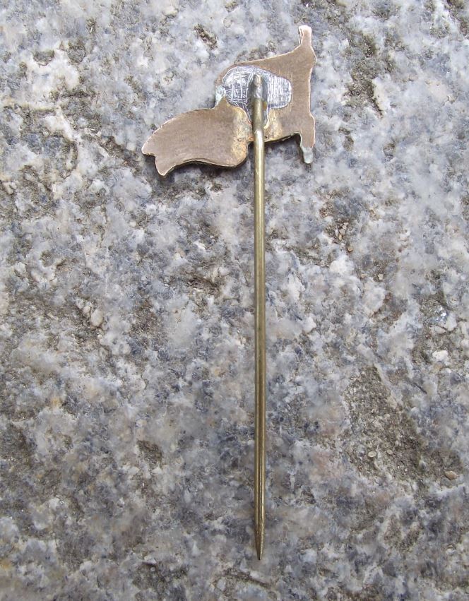 Antique Ferencvarosi Ferencvárosi Torna Club Bajnok FTC Football Flag Pin Badge - Badgecrazy