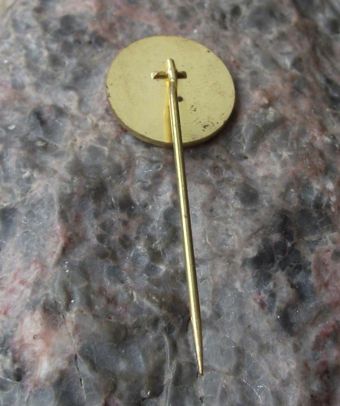 Vintage Czech Civil Defense Defence Worker CO Svazarm Cold War Pin Badge - Badgecrazy