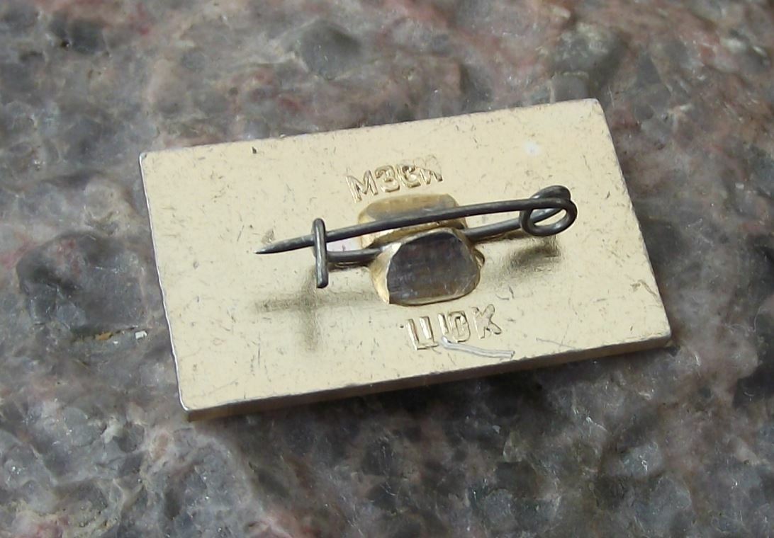 1971 XXIV 24th Communist Party Congress Soviet Union Hammer Sickle Pin Badge - Badgecrazy