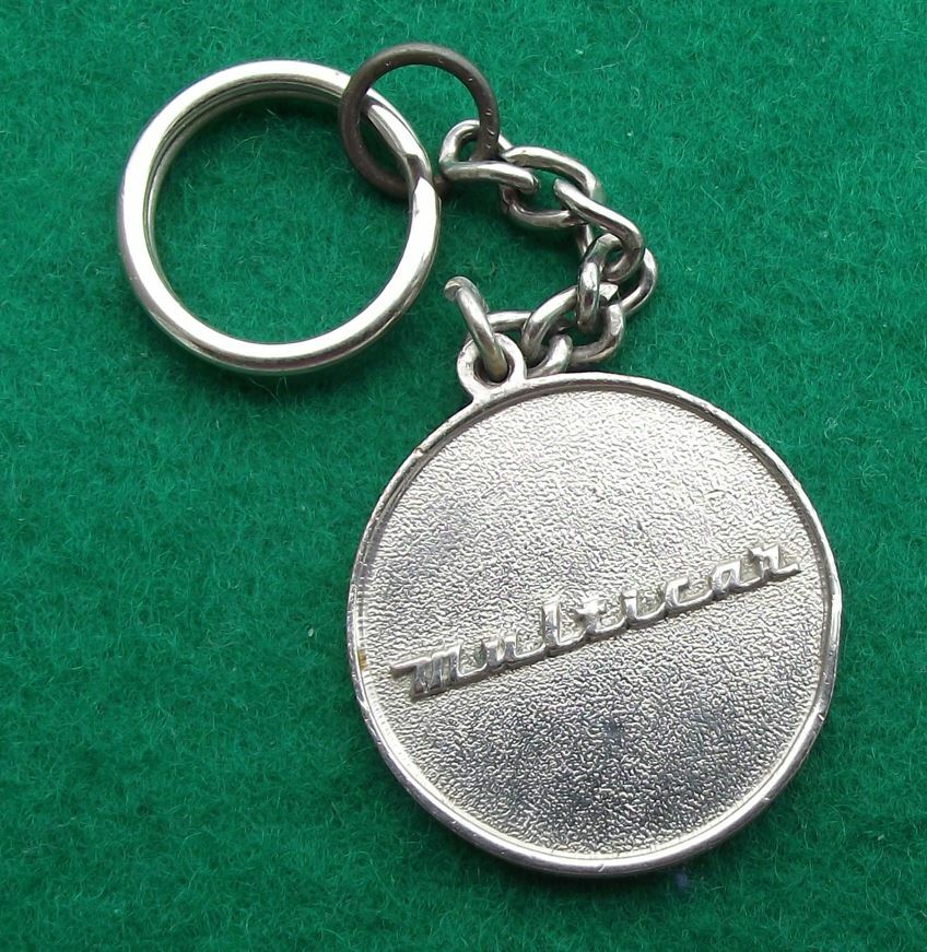 Vintage VEB Fahrzeugwerk Waltershausen Multicar Truck DDR GDR Keychain Key Ring - Badgecrazy