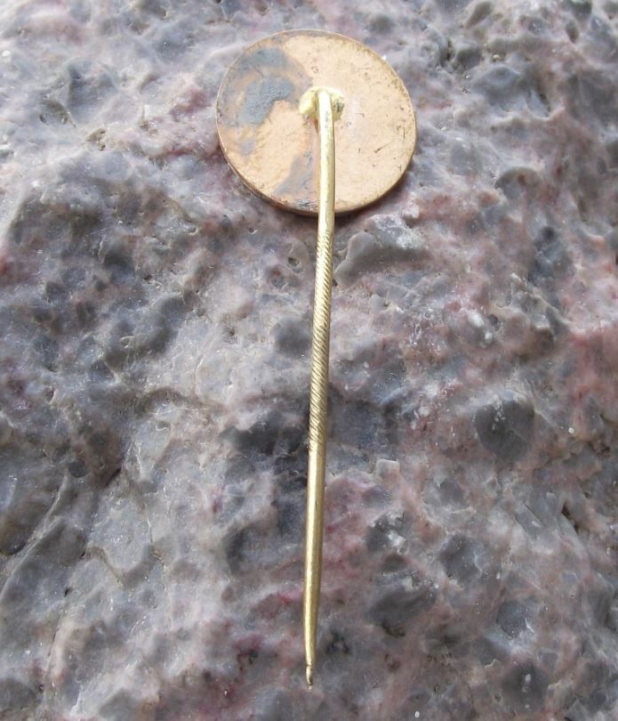 Antique University of Agriculture Brno Mendel Mother Earth Woman Plant Pin Badge - Badgecrazy