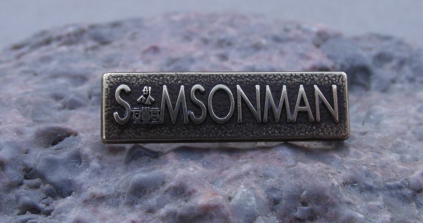Samsonman Radmarathon Cycling Running Marathon Mountain Bike Race Pin Badge