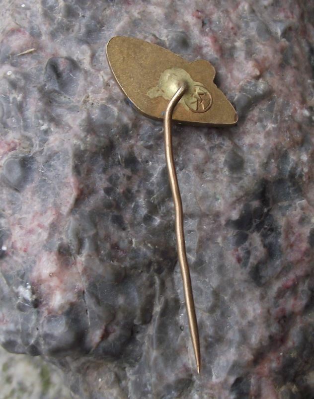 Vintage Yugoslavia Volleyball Association Player Serve Ball Flag Pin Badge