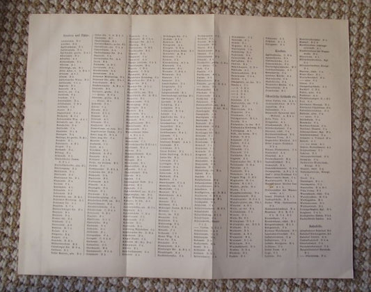 1895 Antique Map of Hannover Germany Plate from Brockhaus Encyclopedia - Badgecrazy