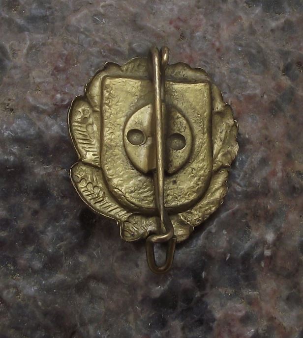Antique Sassnitz East Germany Heraldic Lighthouse Crest Coat of Arms Pin Badge - Badgecrazy
