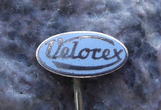 Vintage Velorex Microcar Firm Motorcycle Motorbike Sidecar Advertising Pin Badge - Badgecrazy