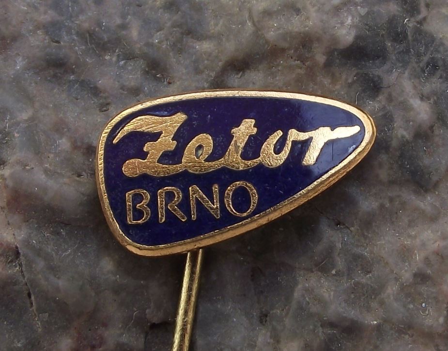 Zetor Brno Farm Tractor Worldwide Agriculture Crop Farming Script Logo Pin Badge