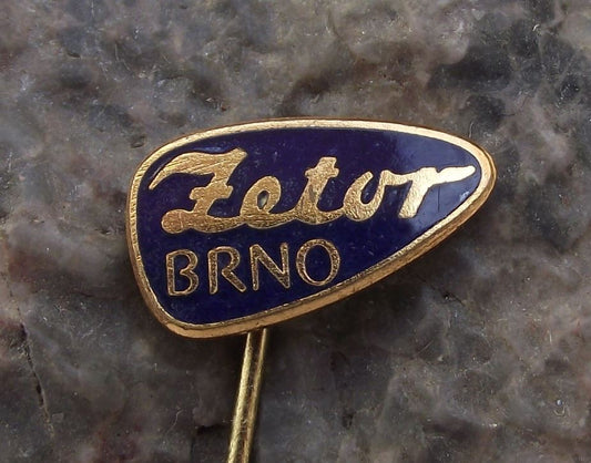 Zetor Brno Farm Tractor Worldwide Agriculture Crop Farming Script Logo Pin Badge - Badgecrazy