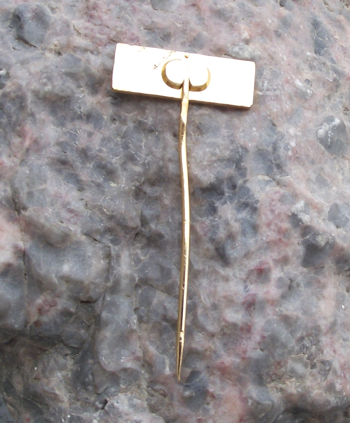Vintage Coal Mining - I will be a Miner ! - Slogan Crossed Hammers Pin Badge - Badgecrazy
