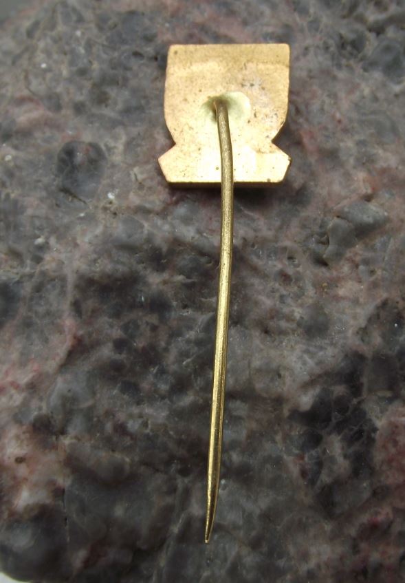 Antique Podebrady Czech Town Coat of Arms Heraldic Spread Eagle Crest Pin Badge - Badgecrazy