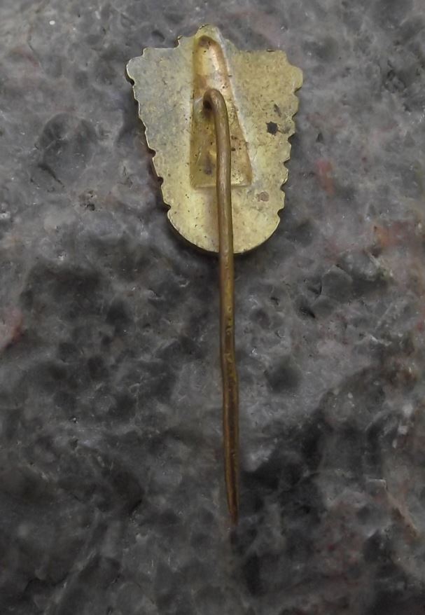 1958 National Czech Mining Miners Day Den Horniku Coal Mine Lamp Pin Badge - Badgecrazy