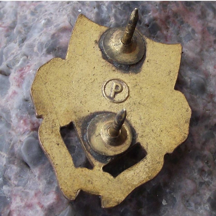 Vintage US Army 12th Cavalry Regiment Semper Paratus DUI Clutchback Pin Badge
