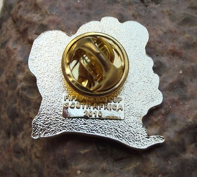 2010 FIFA World Cup South Africa Ivory Coast Football Federation FIF Pin Badge - Badgecrazy