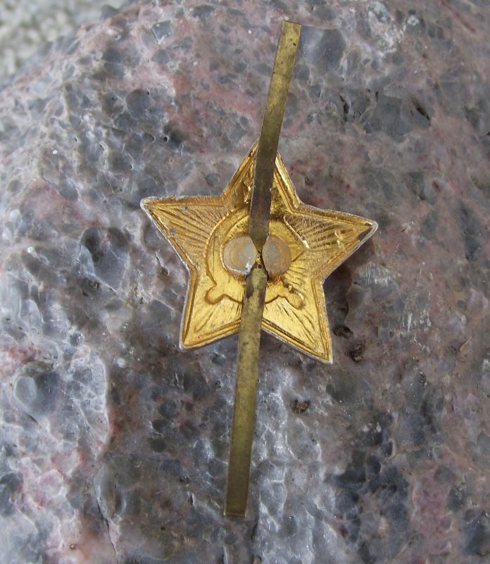 Antique Hammer Sickle Russian Communist Red Star Soviet Union Uniform Hat Badge - Badgecrazy
