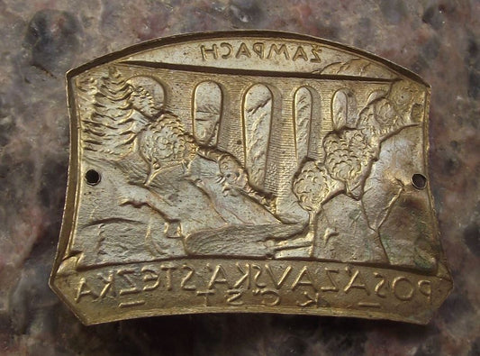 Zampach Train Viaduct Railway Bridge Climbing Hiking Walking Stick Stocknagel - Badgecrazy