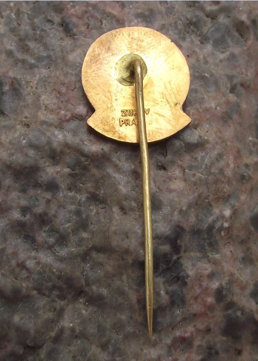 Antique Toison d'Or Czechoslovakia Pencil Charcoal Drawing Art Supply Pin Badge - Badgecrazy
