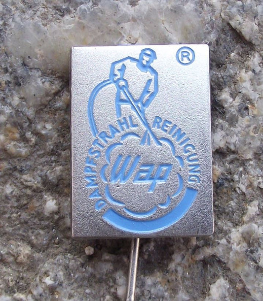 WAP Dampstrahl Reinigung Pressure Washers Company Germany Karcher Pin Badge - Badgecrazy